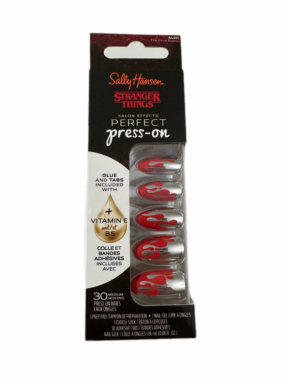 Sally Hansen Stranger Things Perfect Press-On Nails The Final Battle AL511
